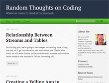 Tablet Screenshot of codingjunkie.net